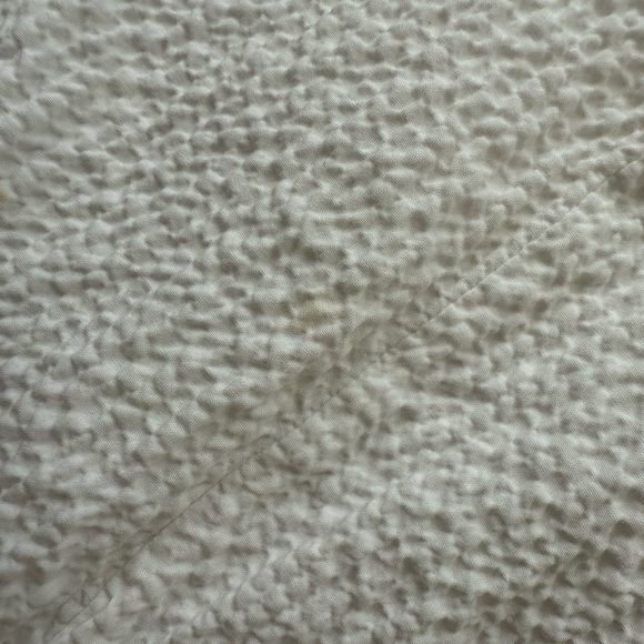 Eileen Fisher Organic Cotton Pucker Mandarin Collar Jacket lightweight, sheer L - Picture 15 of 15